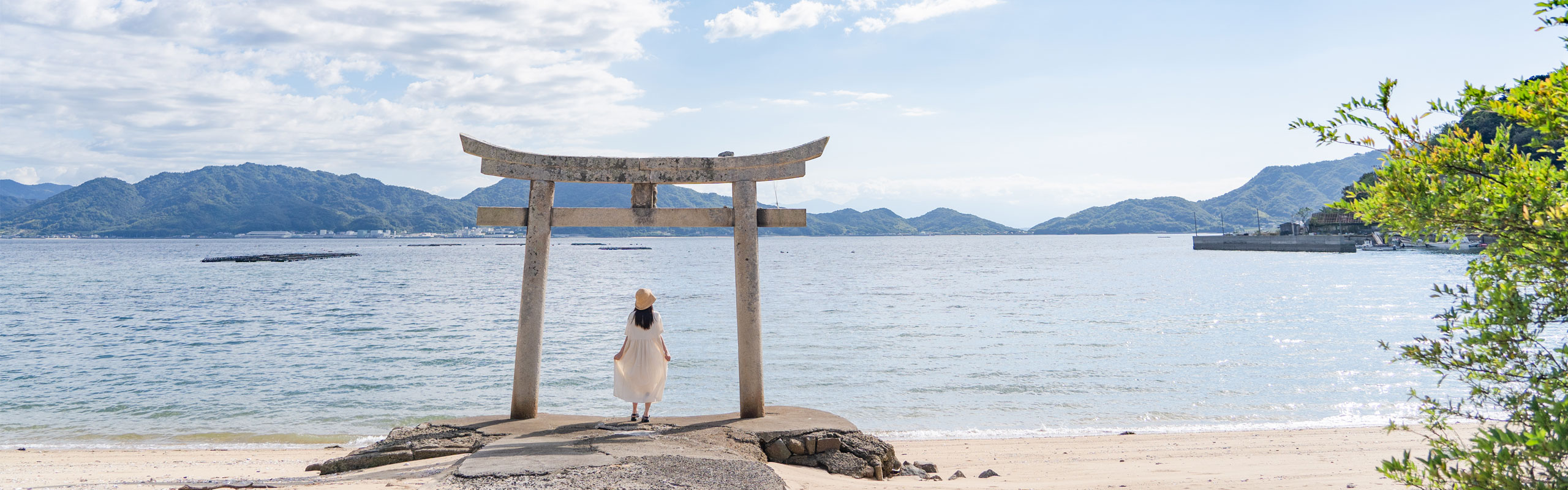 粟島の馬城八幡神社