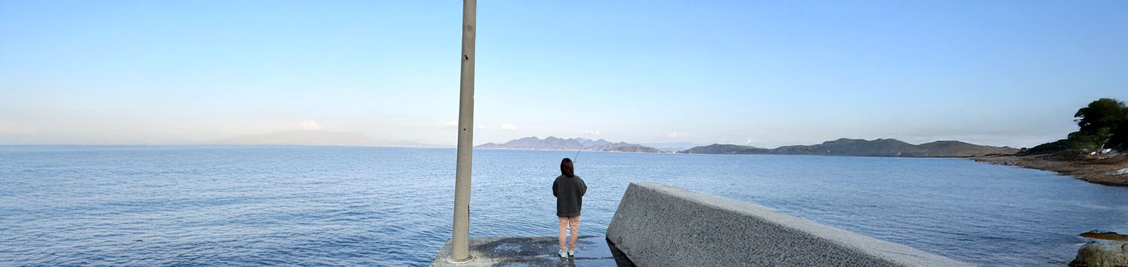 粟島の釣り風景