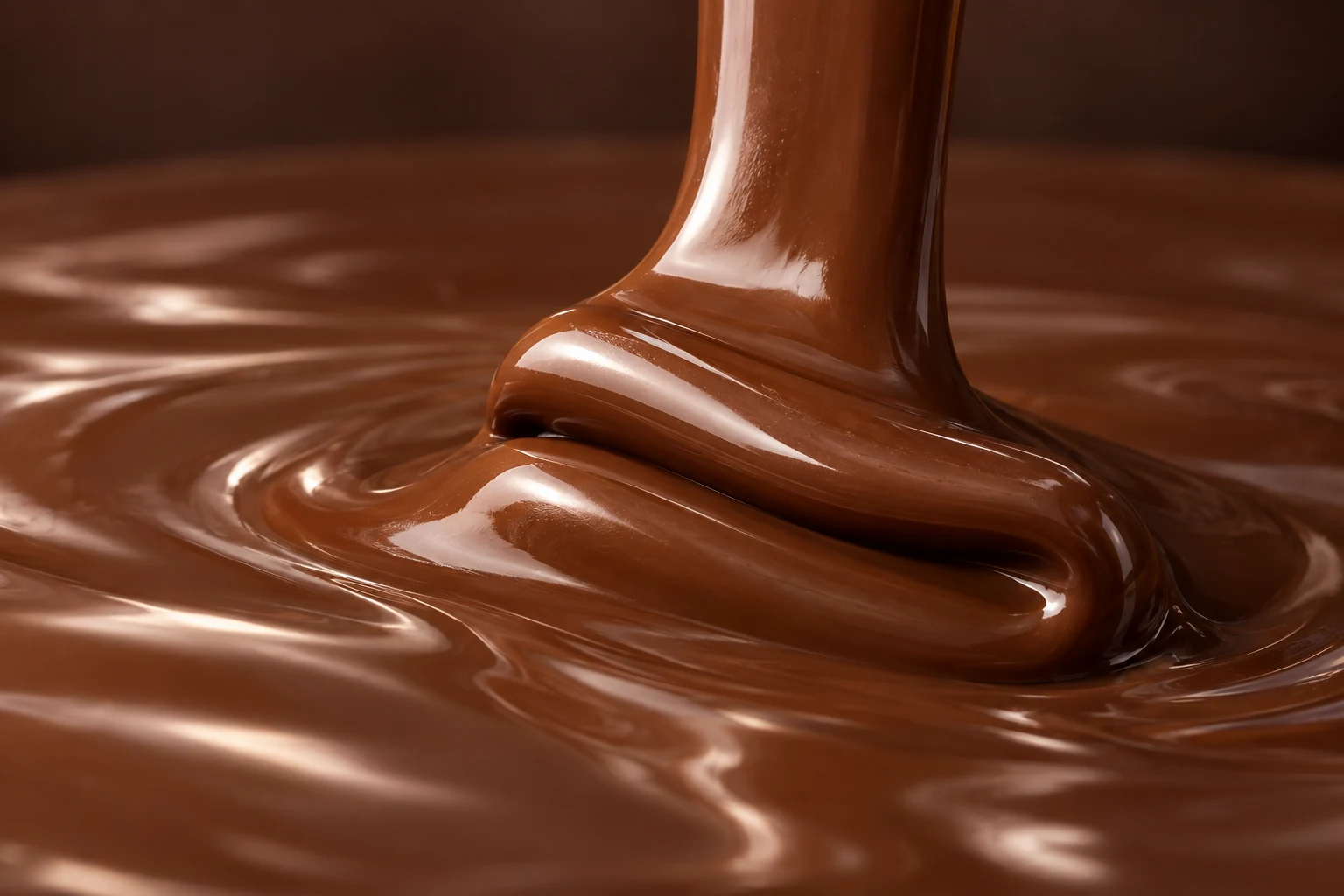 つややかに重なる、なめらかなチョコレート