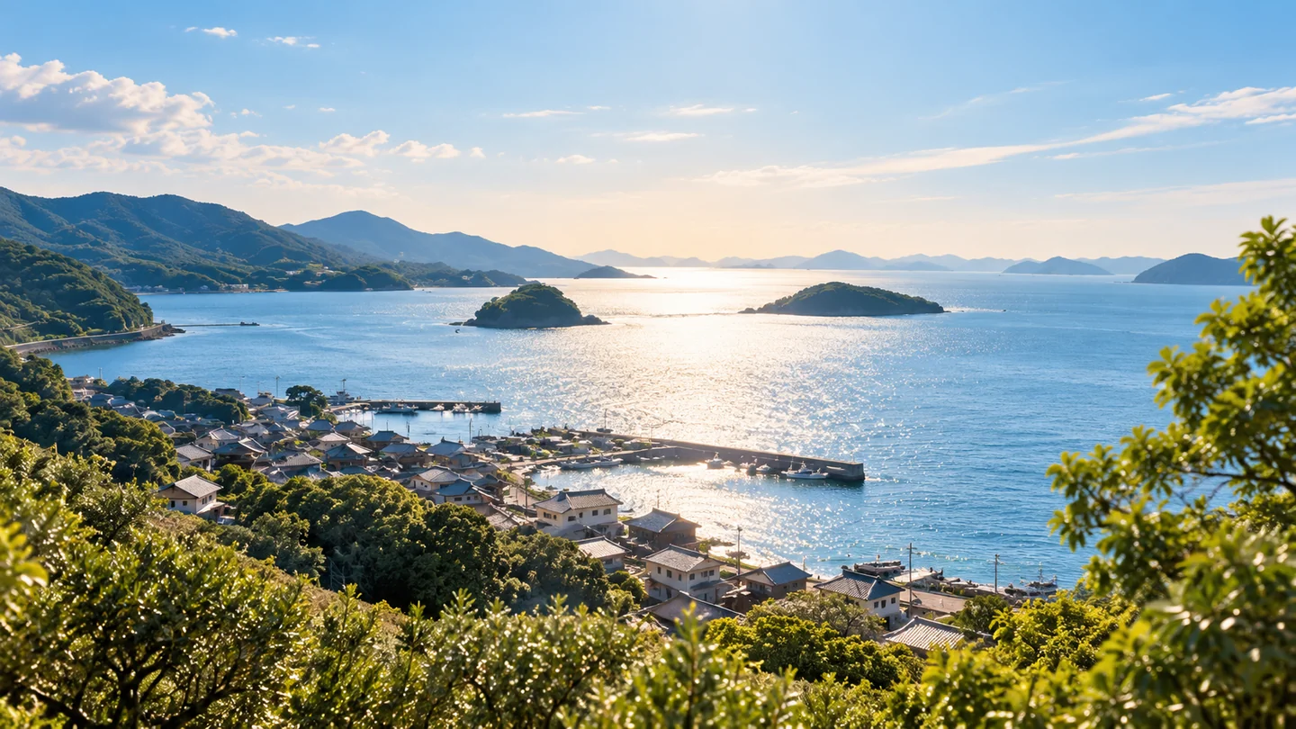 瀬戸内の海辺の町
