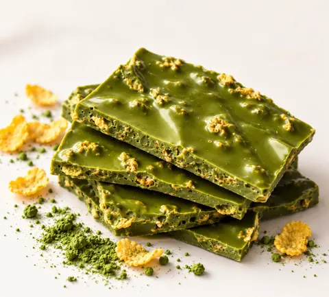 ザグザグ抹茶の割れチョコ